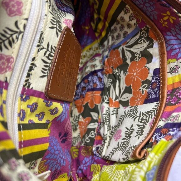 Vintage Fossil Women’s Shoulder Bag Purse brown Tan Leather - Picture 11 of 13